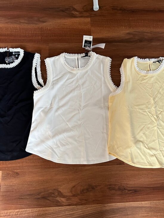 Cable & Gauge Tops - Cable and Gauge - Bundle of 3 New Crewneck, sleeveless tanks (NEW)